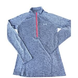 Under Armour Loose Heat Gear, long sleeve 1/4 zip top, women's S